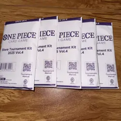 (5 Kits) One Piece Card Game Store Tournament Kit 2025 Vol 4 Factory Sealed x 5 - Image 1