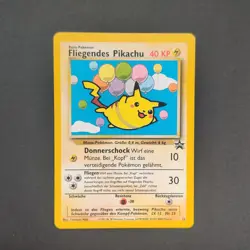Pokemon TCG Karte - Fliegendes Pikachu Black Star Promo Deutsch WP25 NM - Image 3