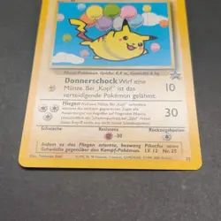 Pokemon TCG Karte - Fliegendes Pikachu Black Star Promo Deutsch WP25 NM - Image 4