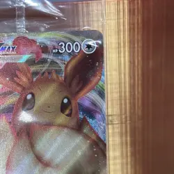 Pokemon Card Eevee VMAX SWSH087 Black Star Promo Sealed - Image 3