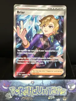 Pokemon Card Briar 163/142 Stellar Crown Set Trainer Rare Near Mint - Image 1