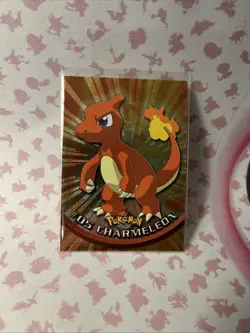 1999 Topps Black Logo Chameleon #5 Foil TV Animation Series Pokemon Card HP/DMG - Image 1
