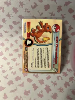1999 Topps Black Logo Chameleon #5 Foil TV Animation Series Pokemon Card HP/DMG - Image 2