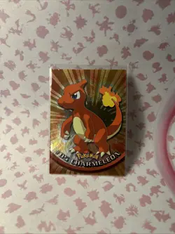1999 Topps Black Logo Chameleon #5 Foil TV Animation Series Pokemon Card HP/DMG - Image 3