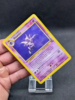 Pokemon Card Haunter 21/62 Fossil Set Non Holo Rare WOTC LP EXCELLENT - Image 2