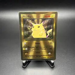 Pokemon 25th Anniversary Celebrations UPC Pikachu 58/102 Gold Metal Card NM - Image 1