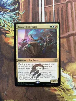 MTG - Temur Battlecrier - Foil - Tarkir: Dragonstorm - NM - Image 1