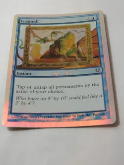 MTG - FOIL - Framed! - Unhinged - NM - Image 3