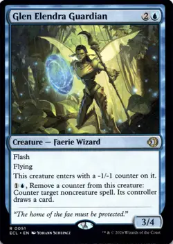 Glen Elendra Guardian Lorwyn Eclipsed Magic MTG NM - Image 1