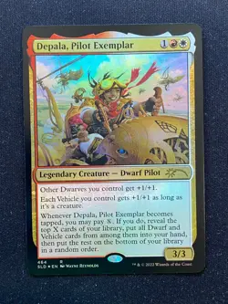 Depala, Pilot Exemplar (FOIL) - Wayne Reynolds Secret Lair (MTG) - Image 1