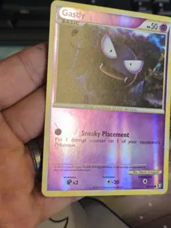 Gastly - 63/102 - Pokemon Triumphant Reverse Holo Rare Pokemon TCG LP - Image 2