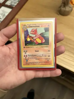 Pokemon TCG Charmeleon 24/102 Base Set, Shadowless 1st Edition NM - Image 1