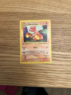 Pokemon TCG Charmeleon 24/102 Base Set, Shadowless 1st Edition NM - Image 2