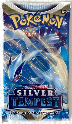 Pokemon TCG: Sword & Shield - Silver Tempest x1 Booster Pack Lugia Cover - Image 1
