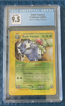 Pokemon Best in Promos Dark Ivysaur CGC 9.5 Gem Mint #6 Free Ship - Image 1