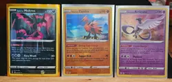 Pokemon Legendary Birds Evolving Skies Articuno, Moltres, Zapdos Holo M-NM - Image 1