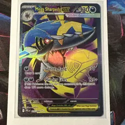 Mega Sharpedo ex 113/094 Me02: Phantasmal Flames Holo Pokemon TCG NM - Image 1