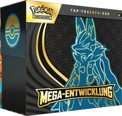 Pokemon Mega Entwicklung Lucario Top Trainer Box DE | Sealed, OVP - Image 1