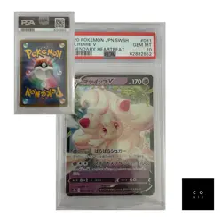 Pokemon Alcremie V #031/076 JPN PSA GEM MINT 10 2020 Japanese Sword & Shield - Image 1