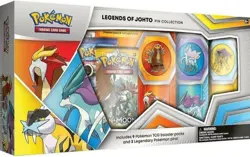 Pokemon TCG - Legends of Johto Pin Collection Box NEW/SEALED - Image 3