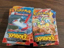 Pokemon Scarlet and Violet Surging Sparks x10 Pack Lot 10 Packs Foil - Image 2