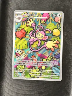 Ambipom 107/094 PFL - Phantasmal Flames - Illustration Rare- Pokemon TCG - NM - Image 1