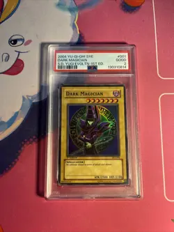 PSA 2 Yu-Gi-Oh! SYE Dark Magician #001 S.D. Yugi Evol Tn- 1st Ed - Image 1