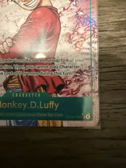 One Piece OP 13 Monkey.D.Luffy Alt Art Sec English OP13-118 Carrying On His Will - Image 4