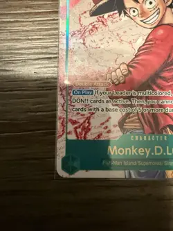 One Piece OP 13 Monkey.D.Luffy Alt Art Sec English OP13-118 Carrying On His Will - Image 5
