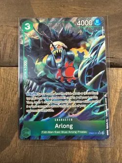 Arlong EB02-011 (Alternate Art) Super Rare (SR) Near Mint (NM) One Piece CCG - Image 1