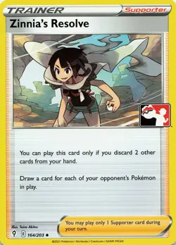 Pokemon Zinnia's Resolve Normal Prize Pack Series Cards #164/203 NM - Image 1