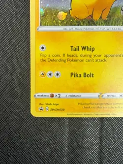 Pikachu SWSH039 SWSH: Sword & Shield Promo Cards Holo - Image 5