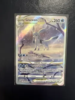 Pokemon TCG Glaceon VSTAR Galarian Gallery Crown Zenith Holo Card GG40/GG70 M/Nm - Image 1