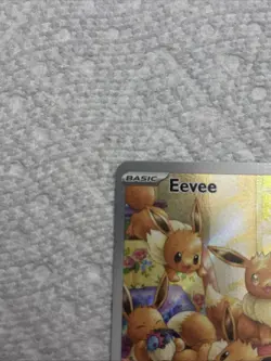 Pokemon Eevee Holo TCG Card 188/167 Sv06 Twilight Masquerade Illustration Rare - Image 2