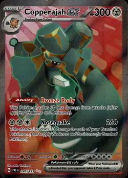 Pokemon TCG Copperajah EX Scarlet & Violet Paldea Evolved Holo Card 245/193 - Image 1