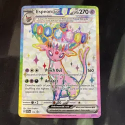 Espeon EX 175 Black Star Promo Prismatic Evolutions Pokemon 2025 Card - Image 1