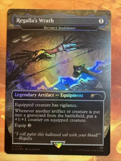 MTG Foil Regalla's Wrath - Tarrian's Soulcleaver Horizon Into the Forbidden West - Image 1