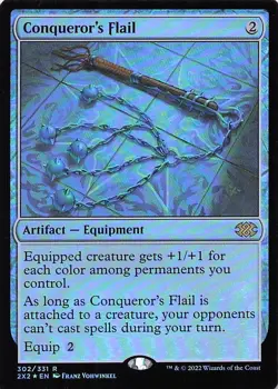 Conqueror's Flail Double Masters 2022 Foil - Image 1