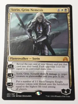 Sorin, Grim Nemesis Shadows Over Innistrad Regular - Image 1