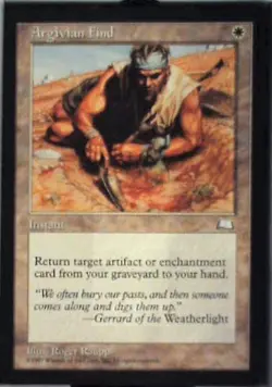 Argivian Find - Weatherlight: #6, Magic: The Gathering Nm C284 - Image 1