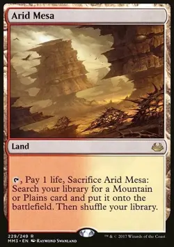 Magic the Gathering MTG Arid Mesa (229/249) Modern Masters 2017 Regular UNPLAYED - Image 1