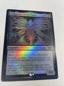 1x Valgavoth, Terror Eater FOIL Mtg Duskmourn House of Horrors NM - Image 1
