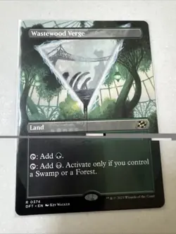 Wastewood Verge (Borderless) Aetherdrift Regular 374 DFT Magic New - Image 1