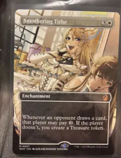 MTG Smothering Tithe (Anime Borderless) Wilds of Eldraine: Enchanting Tales - Image 2