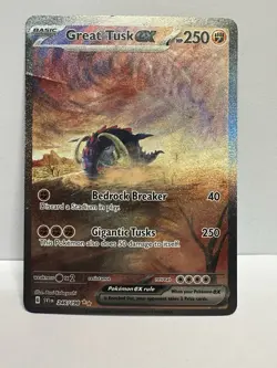 Pokemon TCG Great Tusk ex 246/198 SV01: Scarlet & Violet Base Set Holo - Image 1