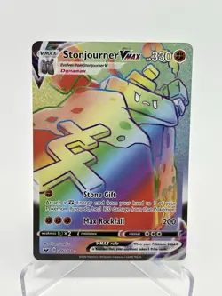STONJOURNER VMAX 205/202 | Chilling Reign Secret Rainbow Rare | Pokemon TCG NM/M - Image 1