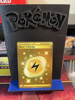Pokemon Basic Lightning Energy Secret Rare 257/198 Scarlet Violet Base NM (A) - Image 1