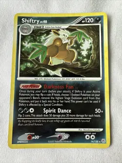 Pokemon NM Near Mint Shiftry 14/130 Holo Rare 2007 Diamond & Pearl Base - Image 1