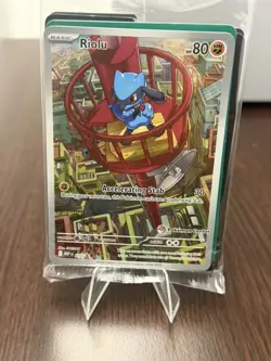 Pokemon TCG Riolu Illustration Rare Pokemon center promo Sealed - Image 1