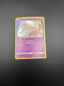 2019 Pokemon MEW SM215 BLACK STAR RARE PROMO - HOLO NM - HD SWIRL - Image 3